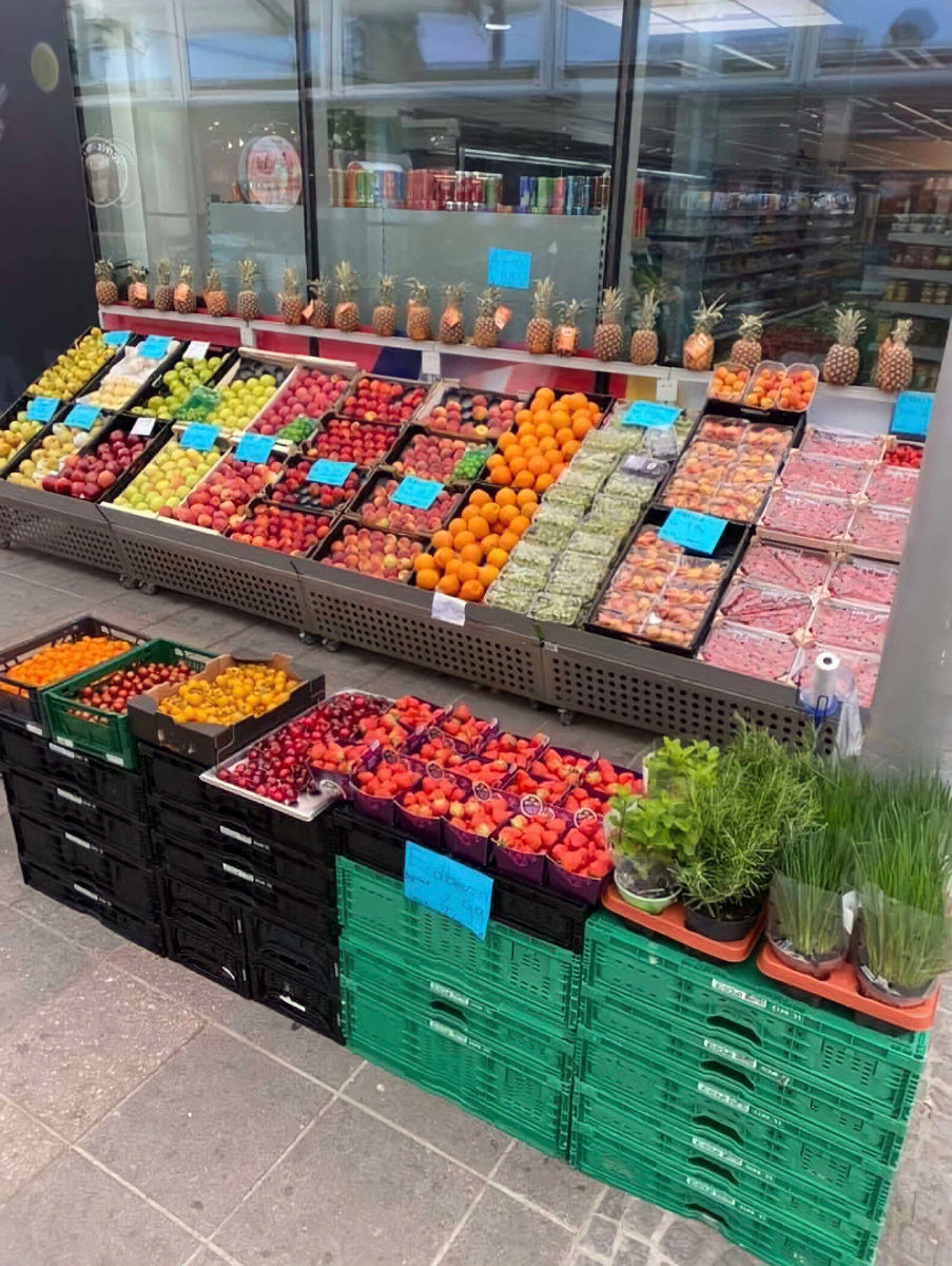 Früchte vom Desim Supermarkt